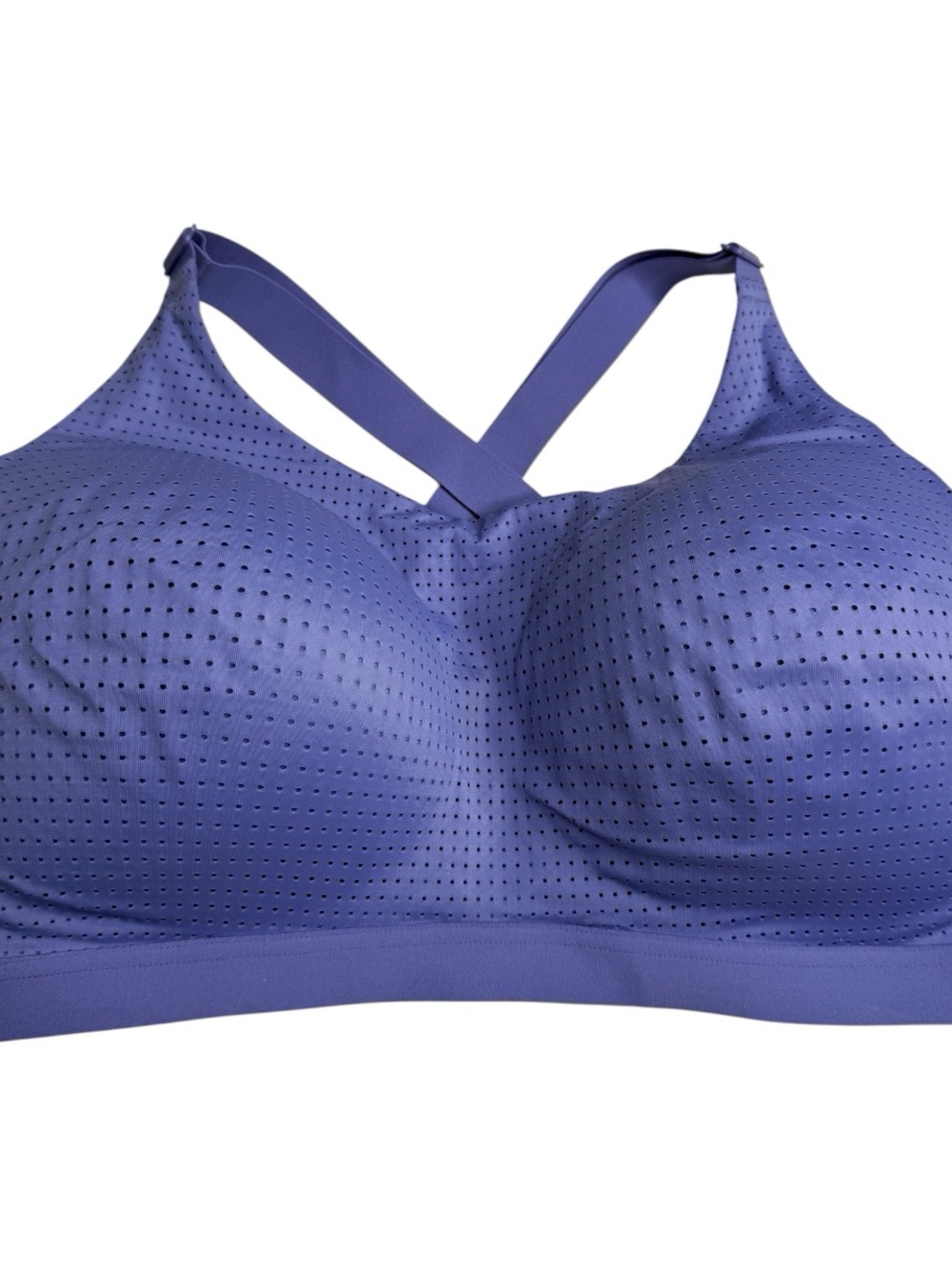 Victoria’s Secret Lightweight Mesh Sports Bra 36DDD Periwinkle Purple NWT